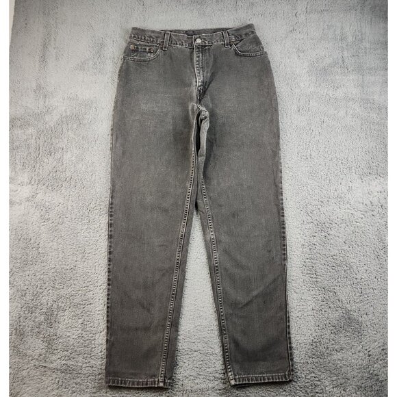 Levi's Denim - VTG Y2K High Waisted Mom Jeans Women's 14 Curvy Levi's 550 Straight Tapered Leg